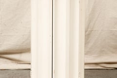 Pair of Marble-Top Column Form Commode Tables