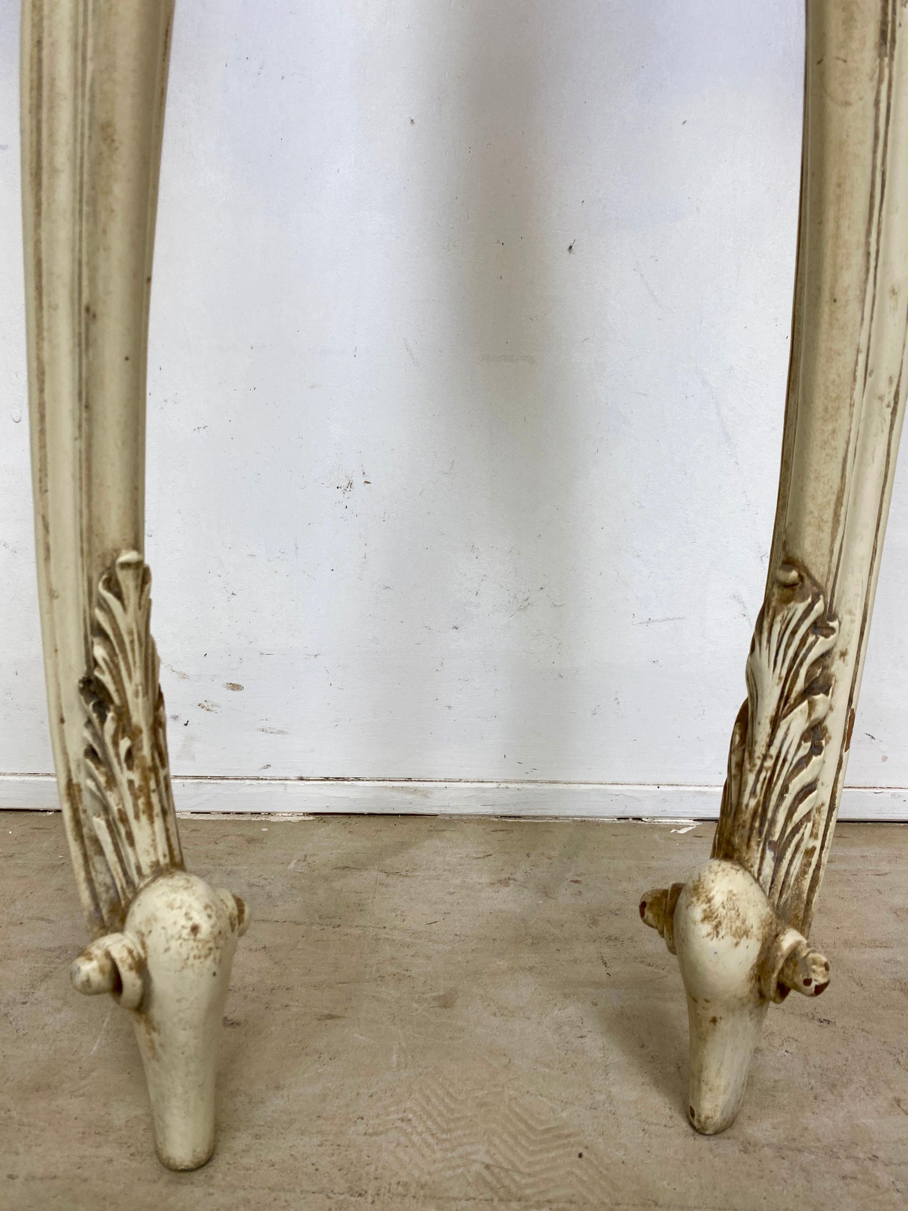 Pair of Marble-Top Console Tables 2