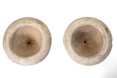 Pair of marble vases