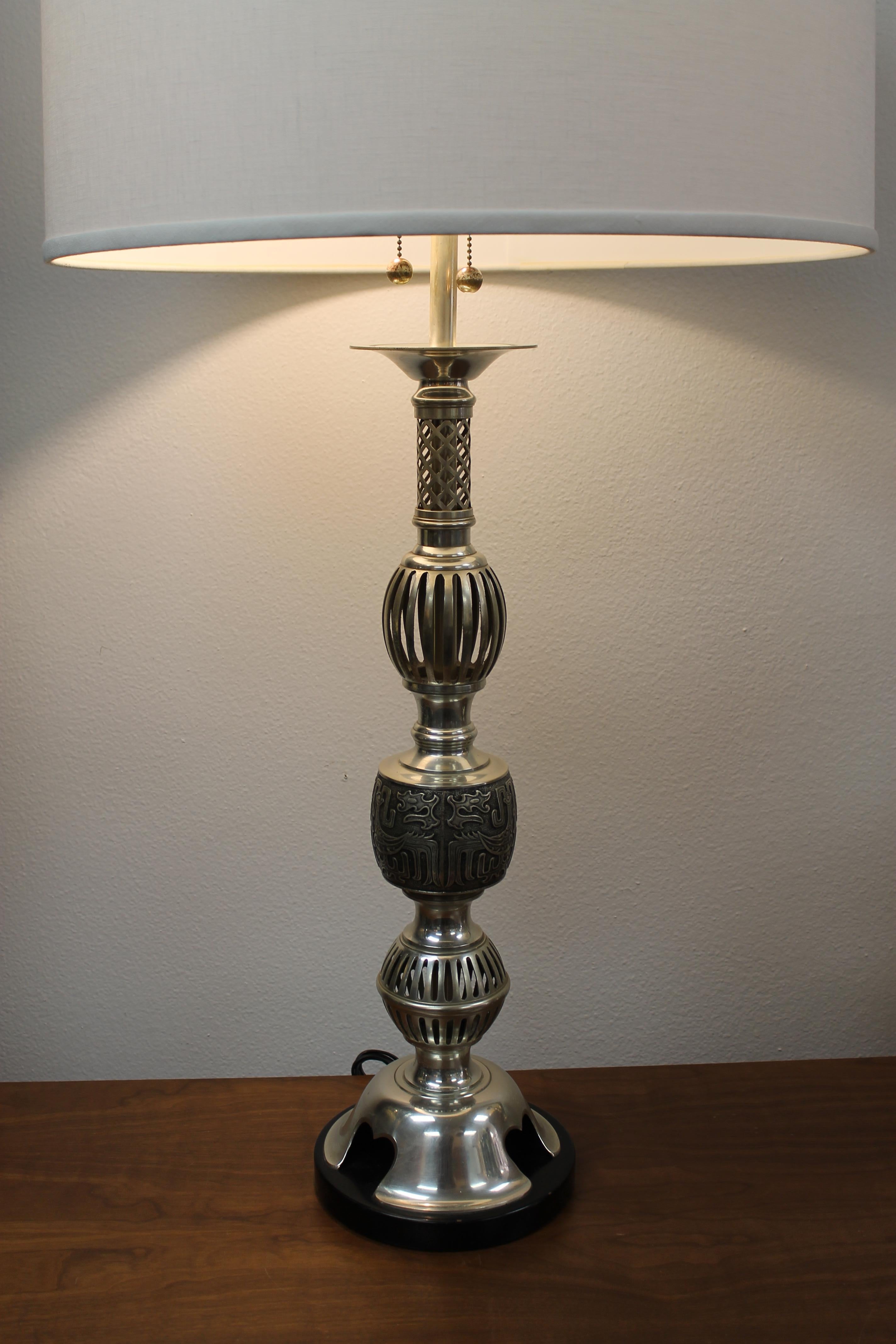American Pair of Table Lamps by The Marbro Lamp Company, Los Angeles, CA.