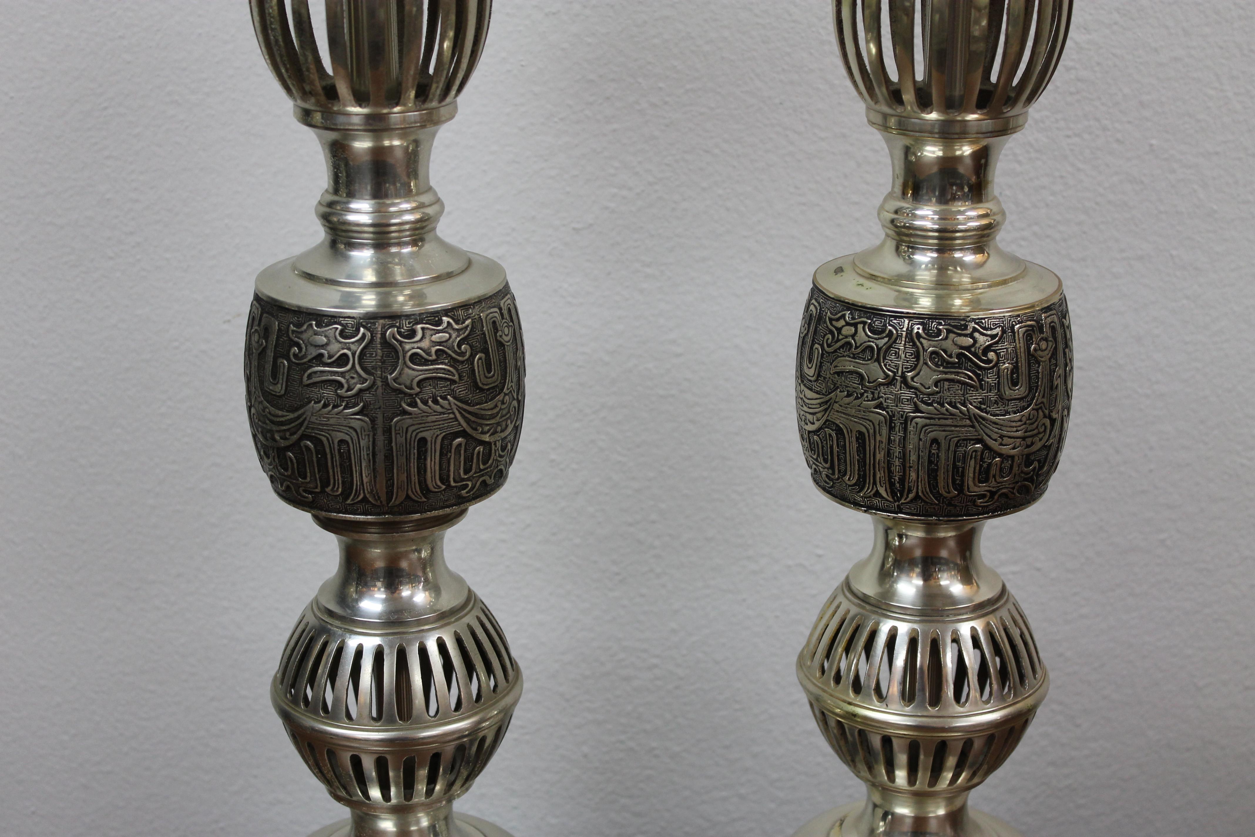 Pair of Table Lamps by The Marbro Lamp Company, Los Angeles, CA. 3