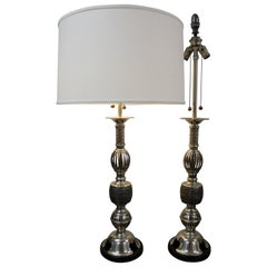 Vintage Pair of Table Lamps by The Marbro Lamp Company, Los Angeles, CA.