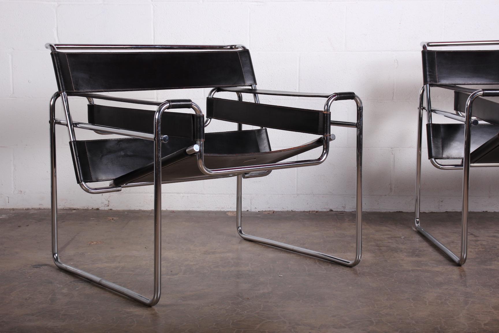 Pair of Marcel Breuer B3 Wassily Chairs for Gavina Knoll, 1971 6