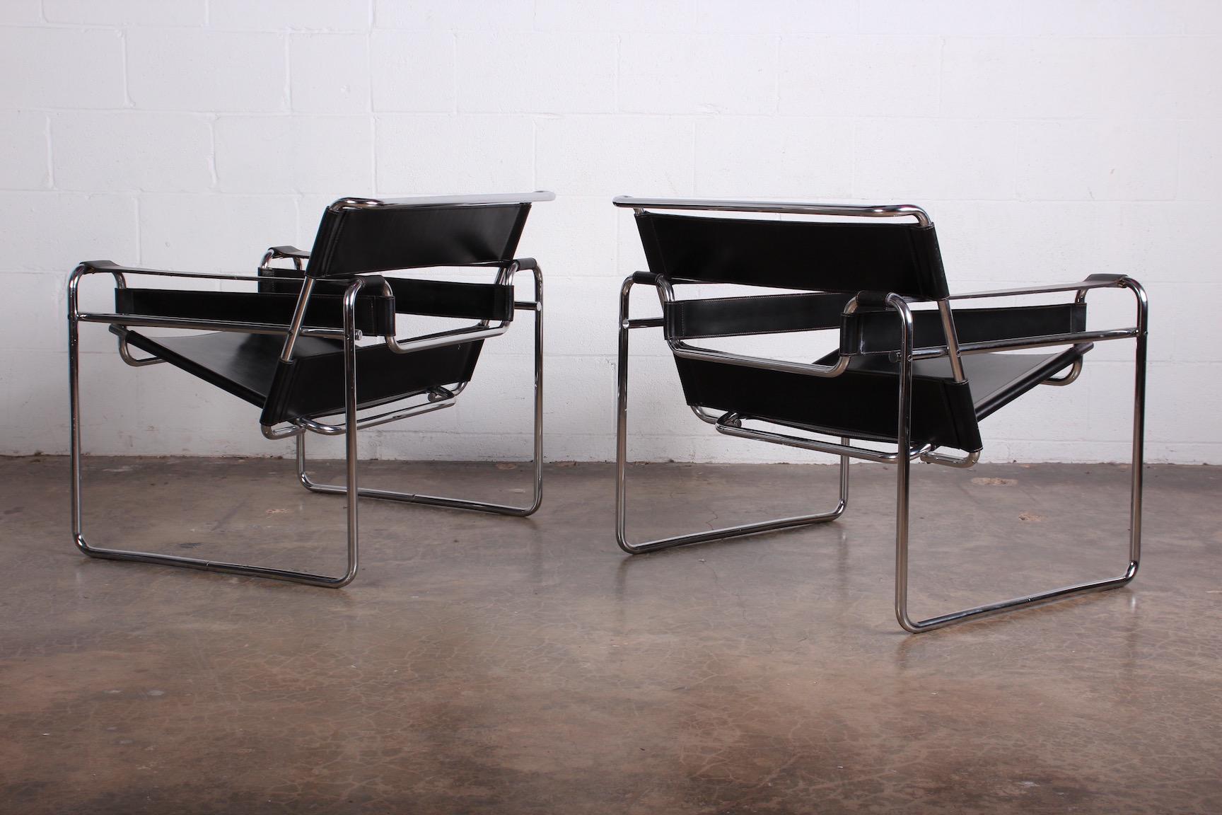 Pair of Marcel Breuer B3 Wassily Chairs for Gavina Knoll, 1971 1
