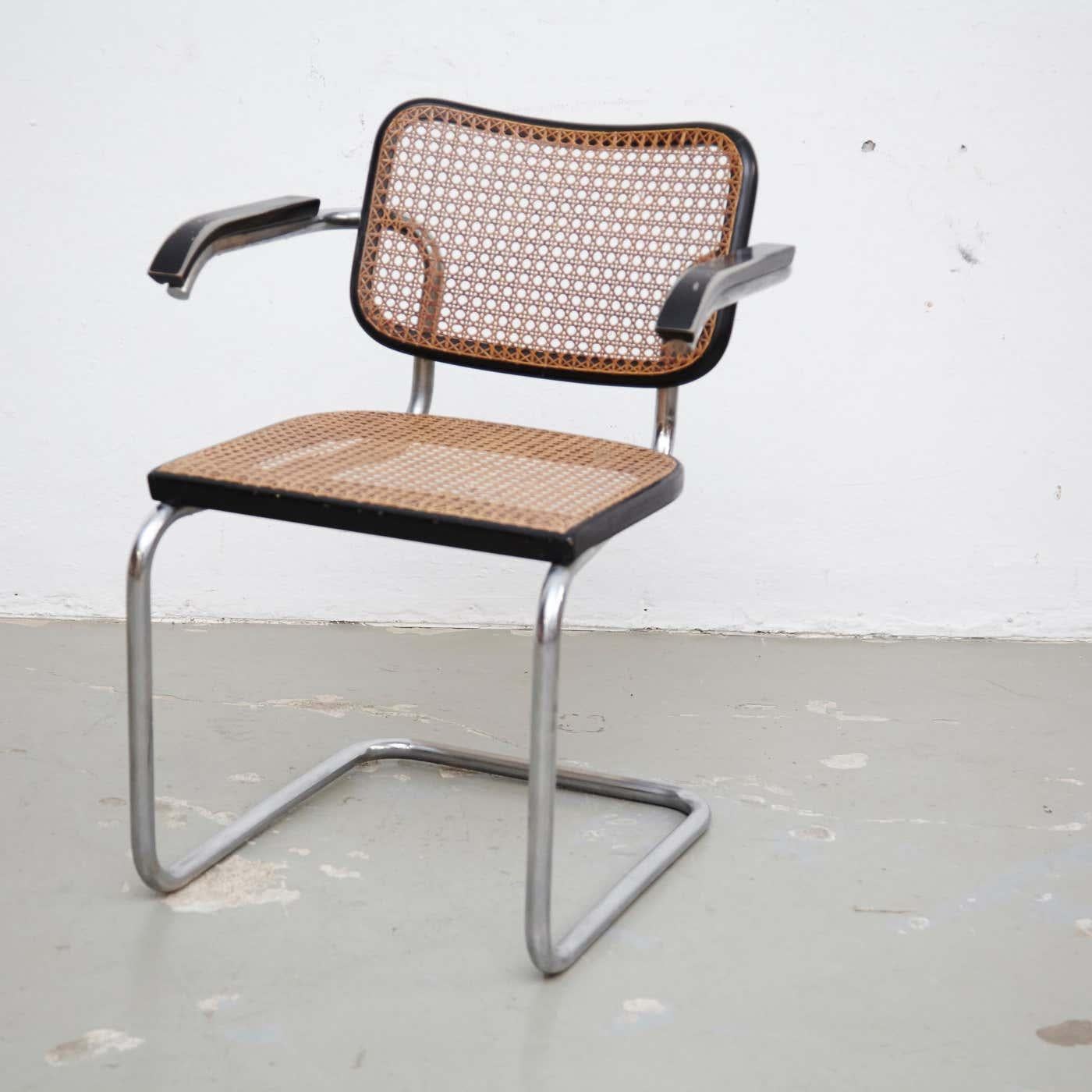 Paire de chaises Marcel Breuer Design/One Cesca par Gavina, circa 1960 en vente 4