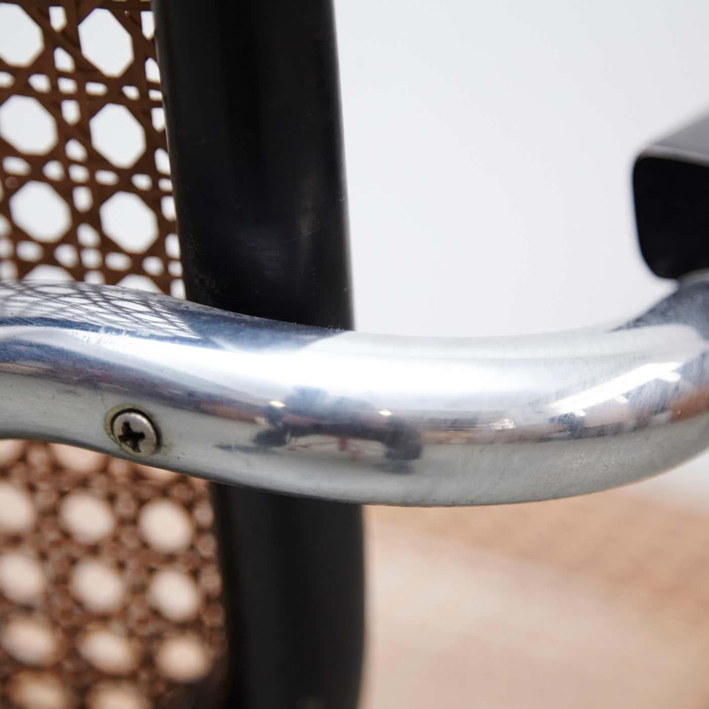 Milieu du XXe siècle Paire de chaises Marcel Breuer Design/One Cesca par Gavina, circa 1960 en vente