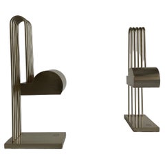 Pair of Marcel Breuer Bauhaus Table Lamps for the Paris Exhibition 1925, France