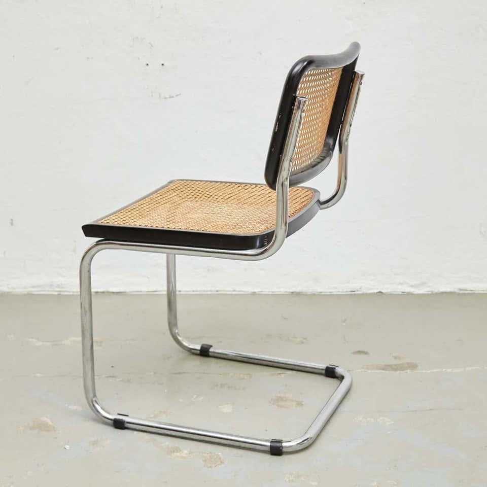Ein Paar Cesca-Stühle von Marcel Breuer, um 1960 im Angebot 10