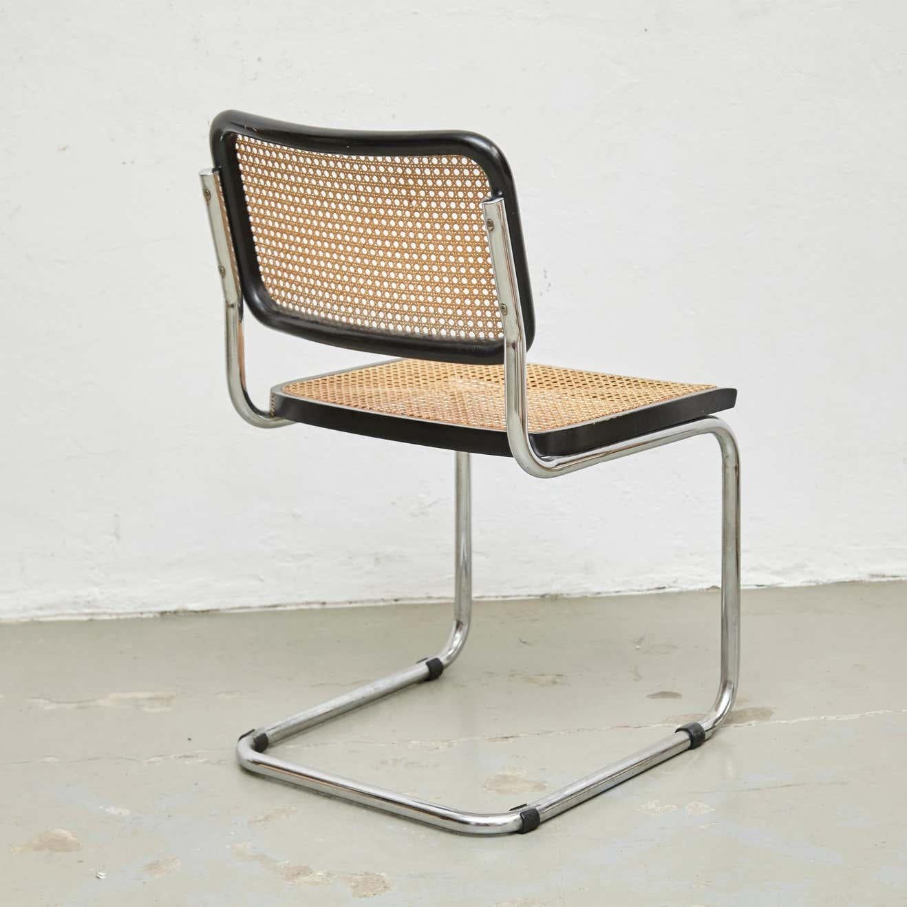 Pair of Marcel Breuer Cesca Chairs, circa 1960 In Good Condition In Barcelona, Barcelona