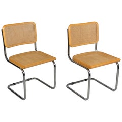 Pair of Marcel Breuer Cesca Chairs