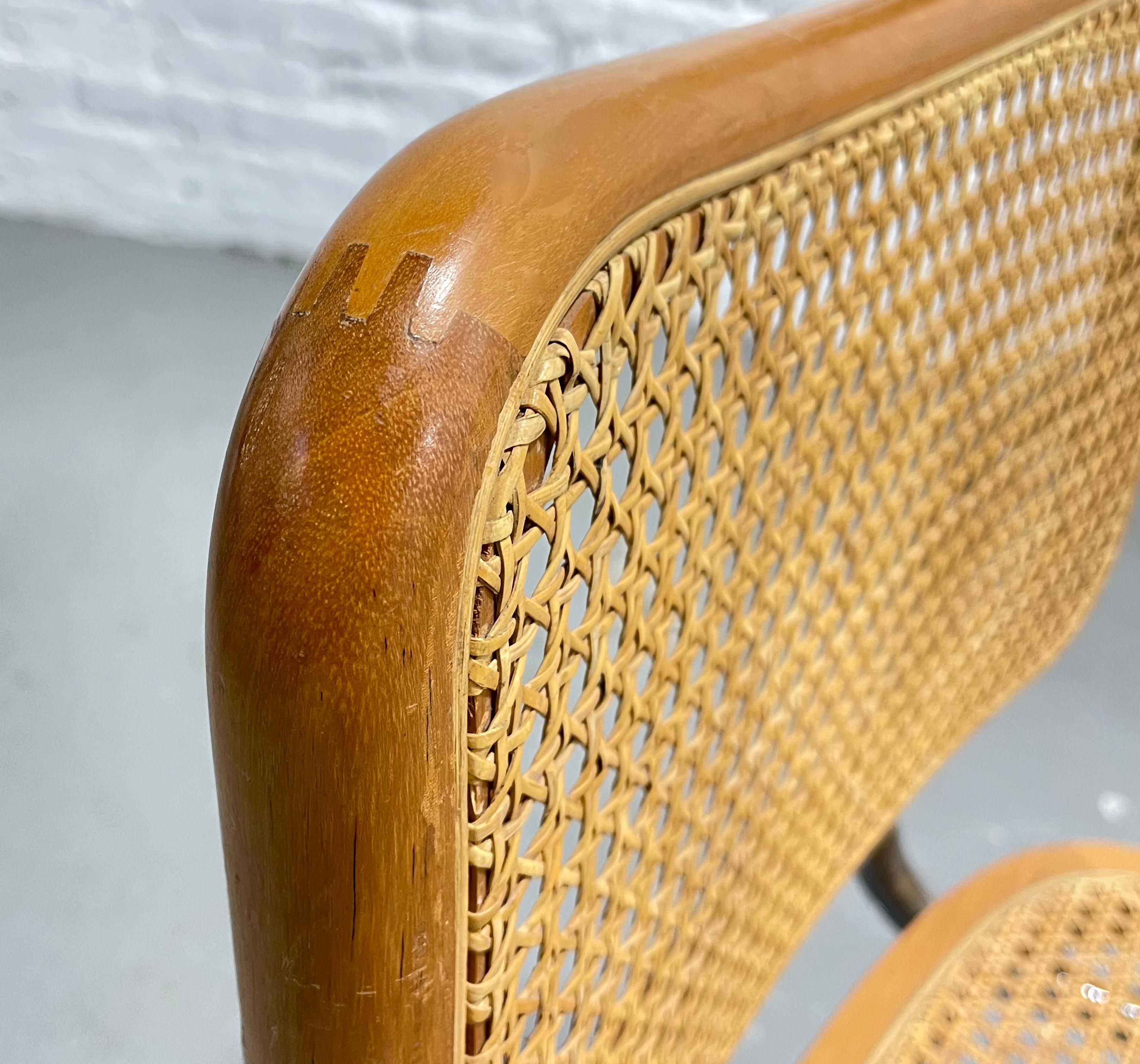 Paire de chaises de salle à manger Marcel Breuer de style CESCA, mi-siècle moderne en vente 2