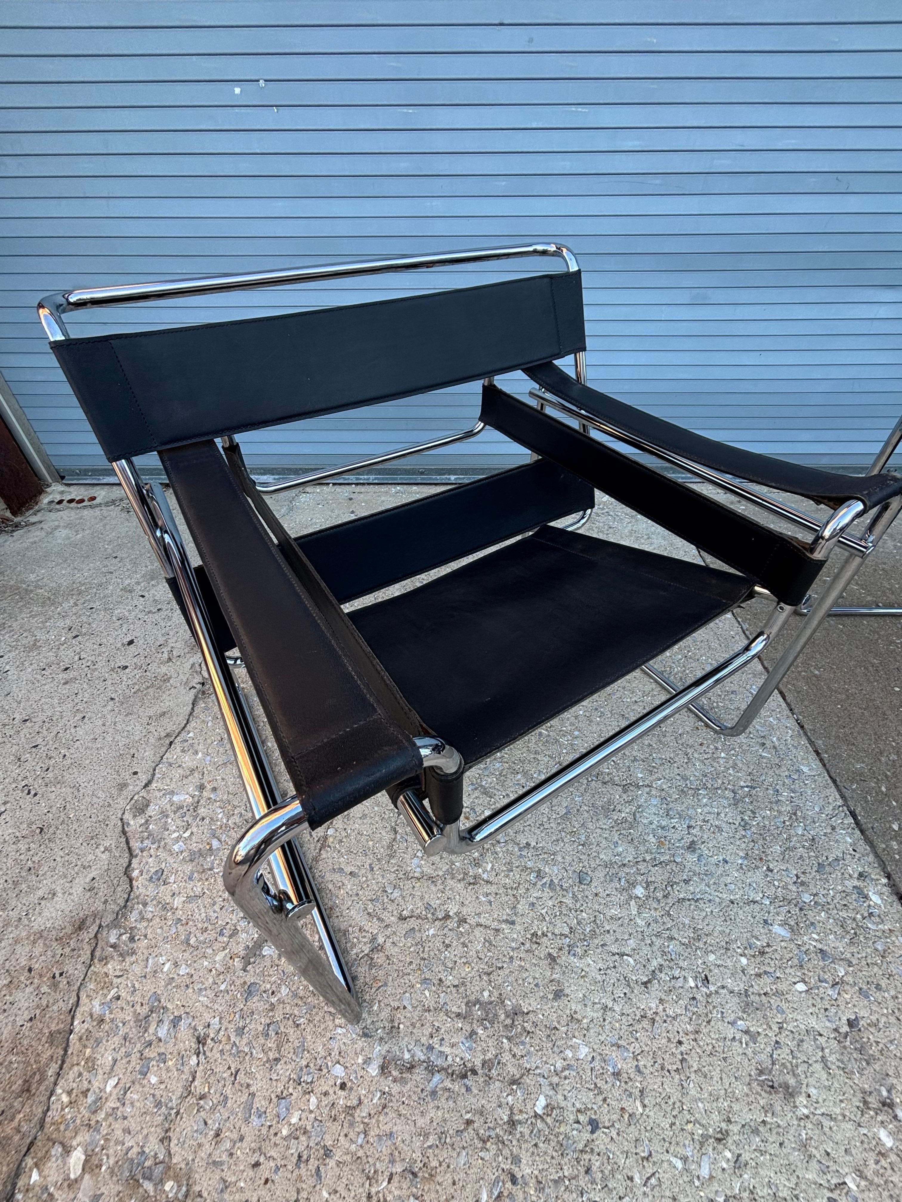 Pair of Marcel Breuer Italian Wassily Chairs 1
