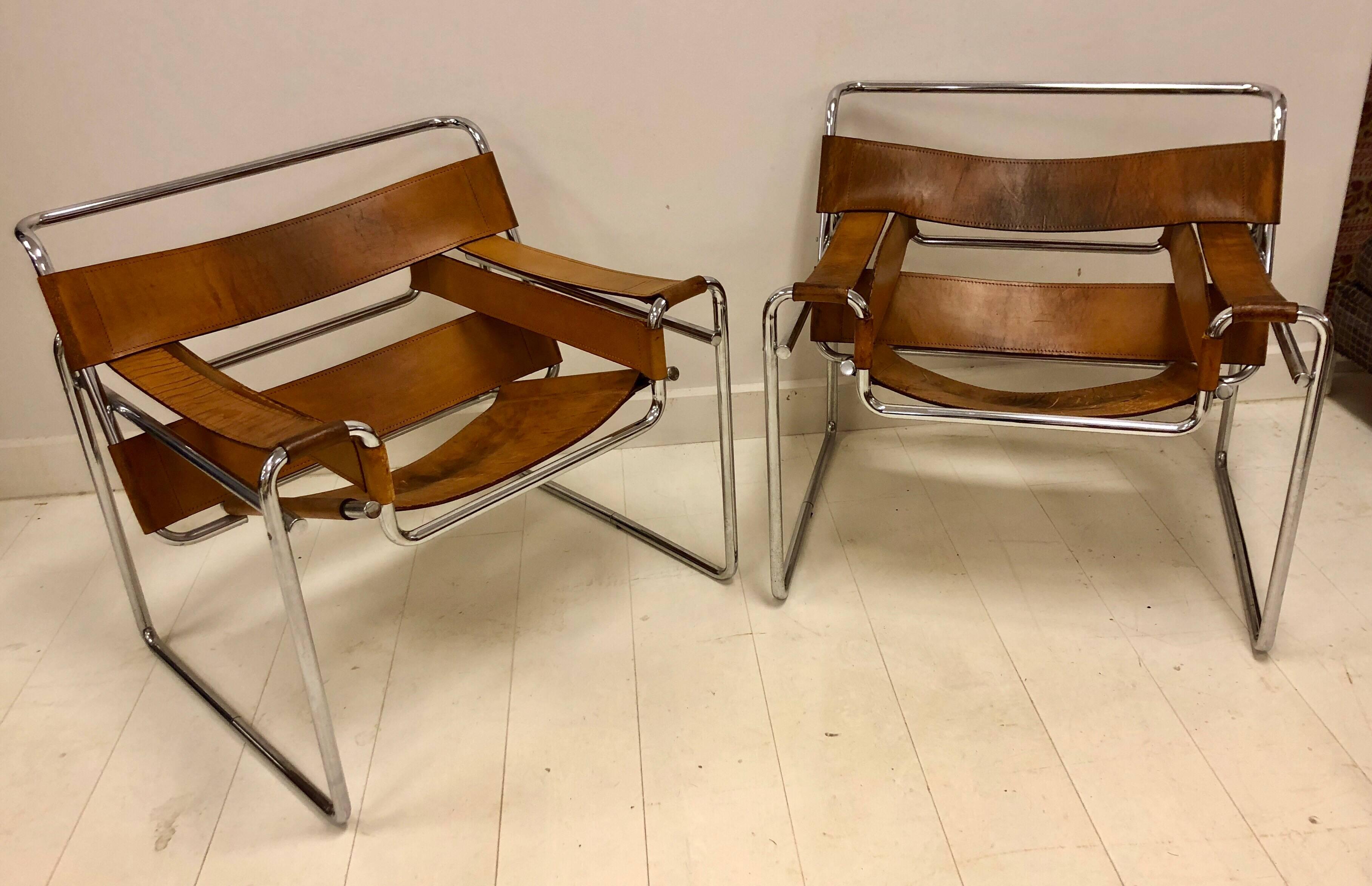 Pair of Marcel Breuer Wassily Chairs 3