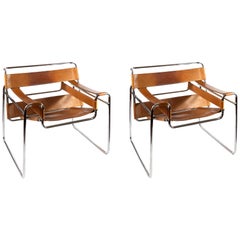 Pair of Marcel Breuer Wassily Chairs