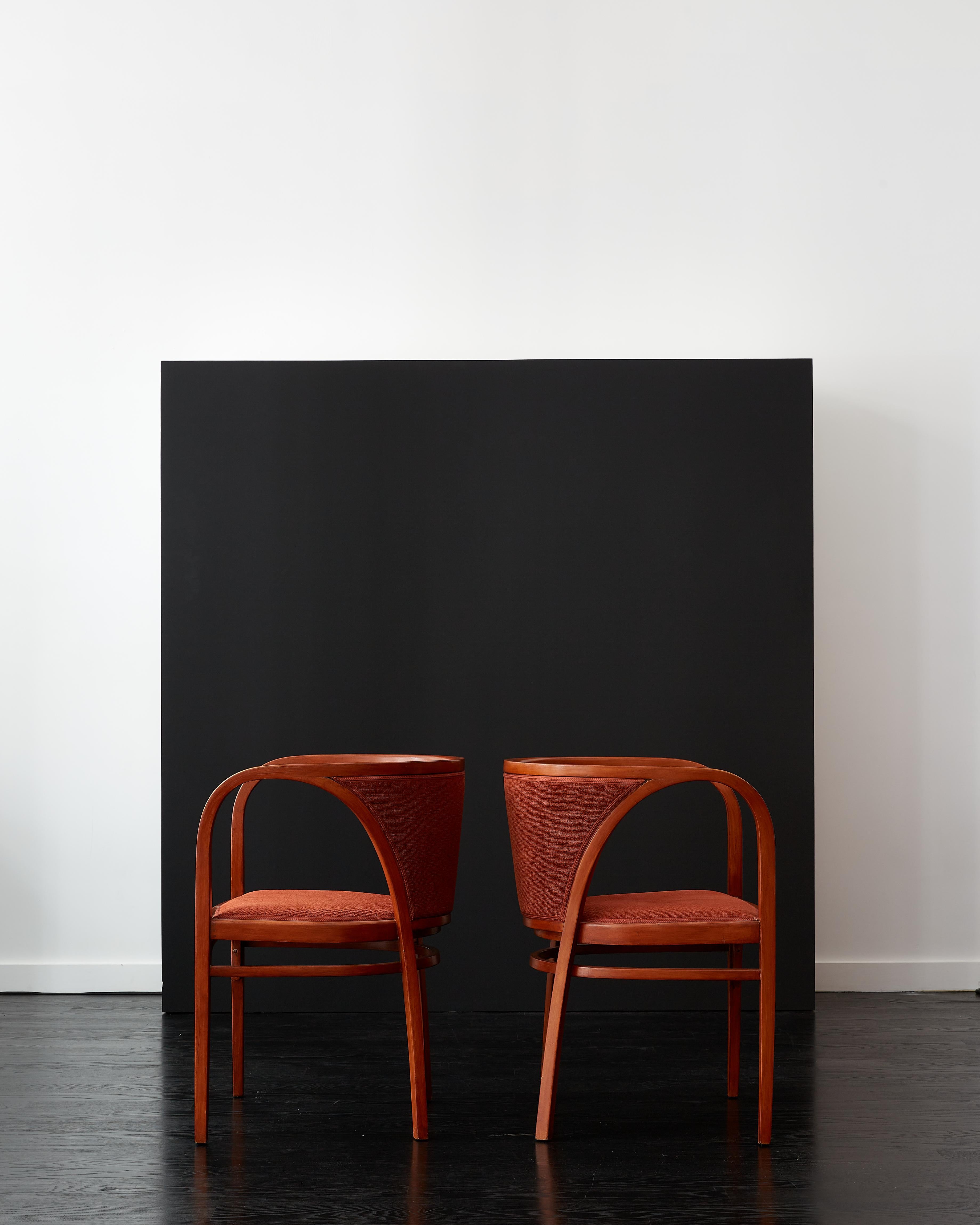 Pair of Marcel Kammerer chairs for Thonet c. 1910 In Good Condition In Brooklyn, NY
