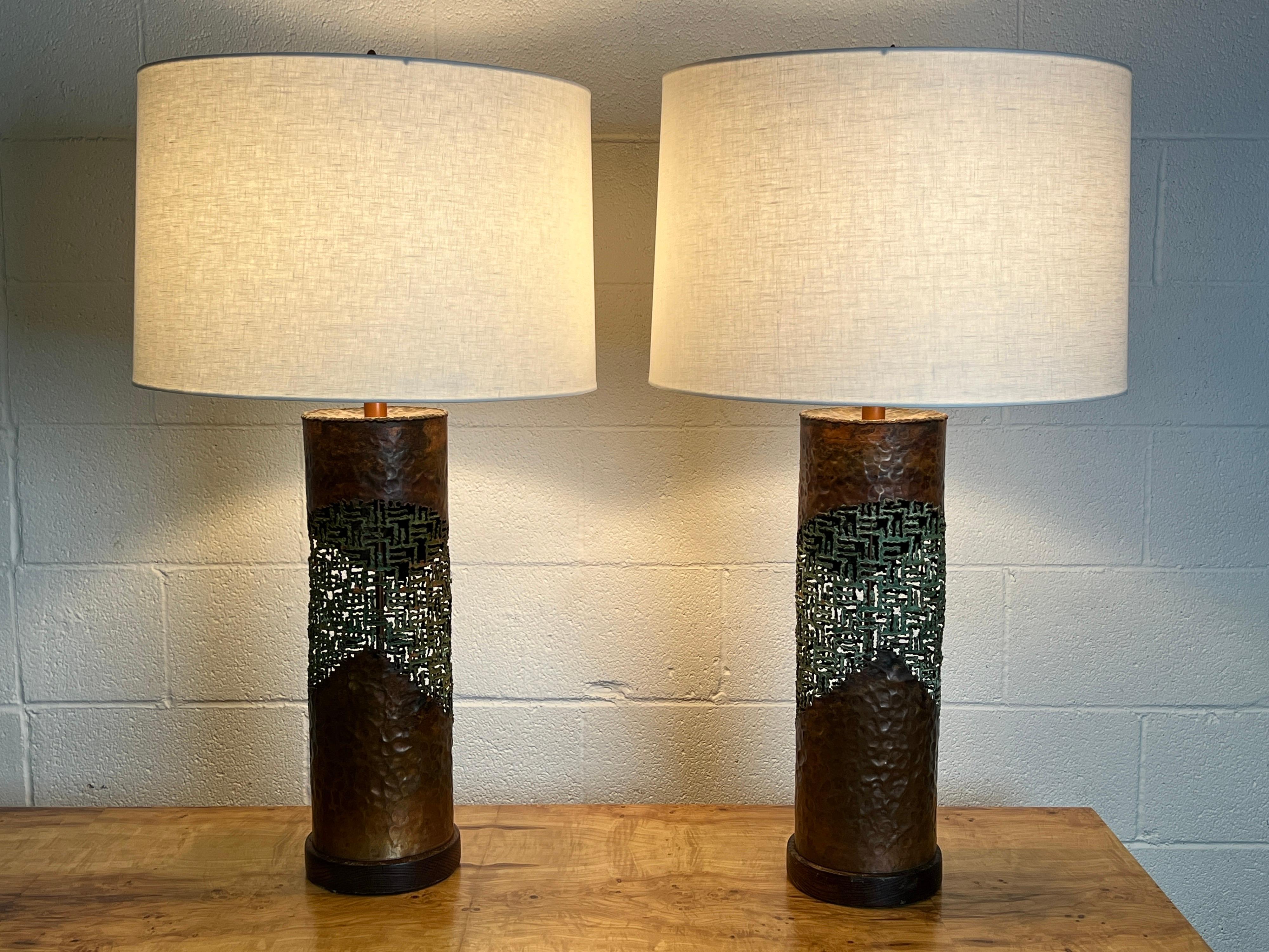 Mid-20th Century Pair of Marcello Fantoni Table Lamps