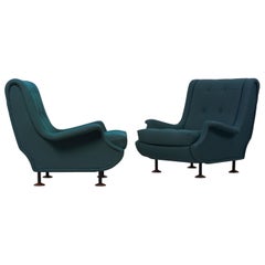 Pair of Marco Zanuso Armchairs for Arflex, Italy, 1960s