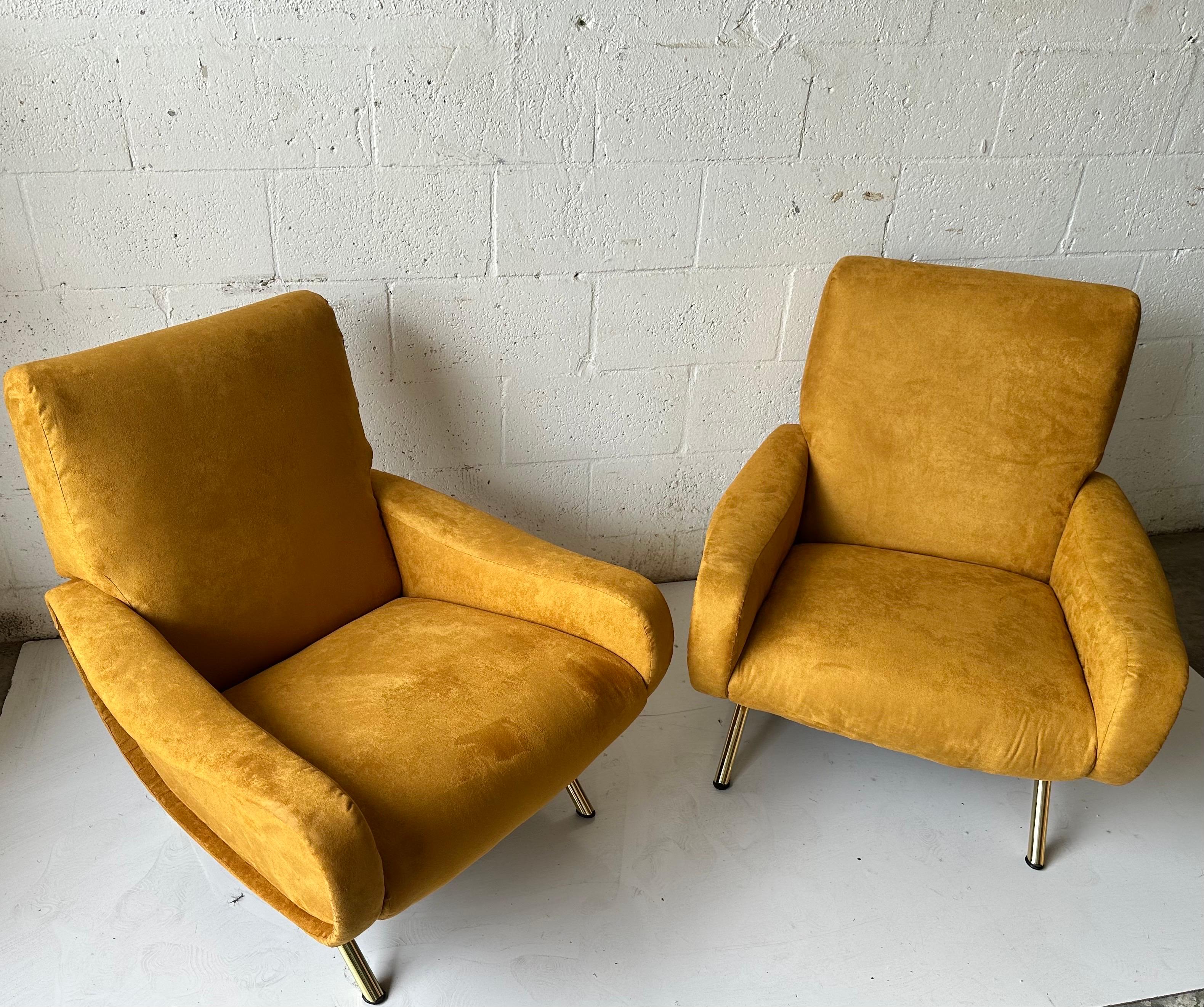 Mid-Century moderno Coppia di poltrone da donna di Marco Zanuso per Arflex in vendita