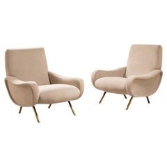 Pair of Marco Zanuso “Lady” armchairs