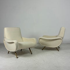 Paar Marco Zanuso Lady Chair Arflex Old Edition