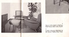 Paar Marco Zanuso ''Senior'' Stühle aus Mohair-Samt + Ottomane Arflex, Italien, 1951