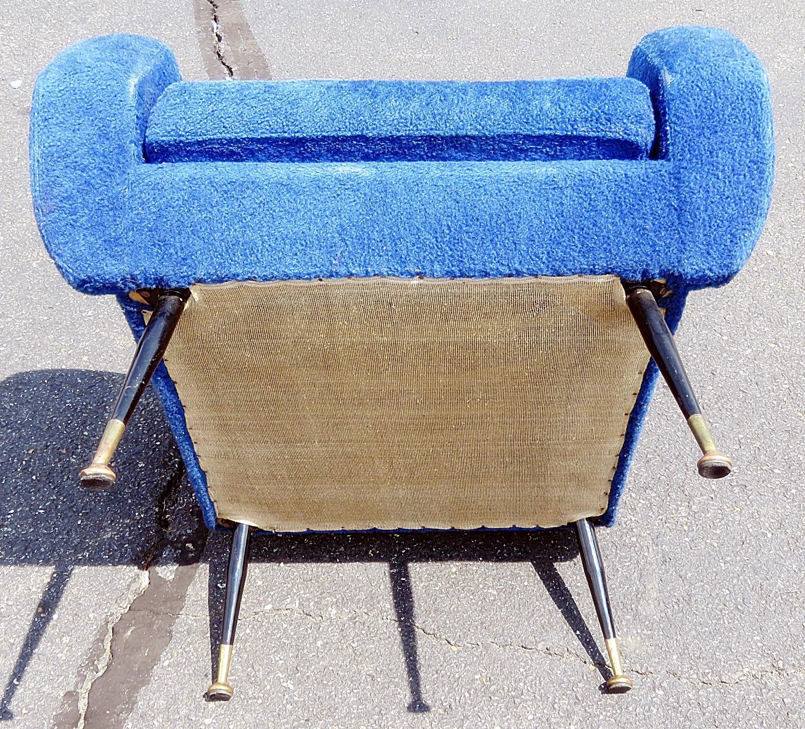 20th Century Pair of Marco Zanuso Style Lounge Chairs