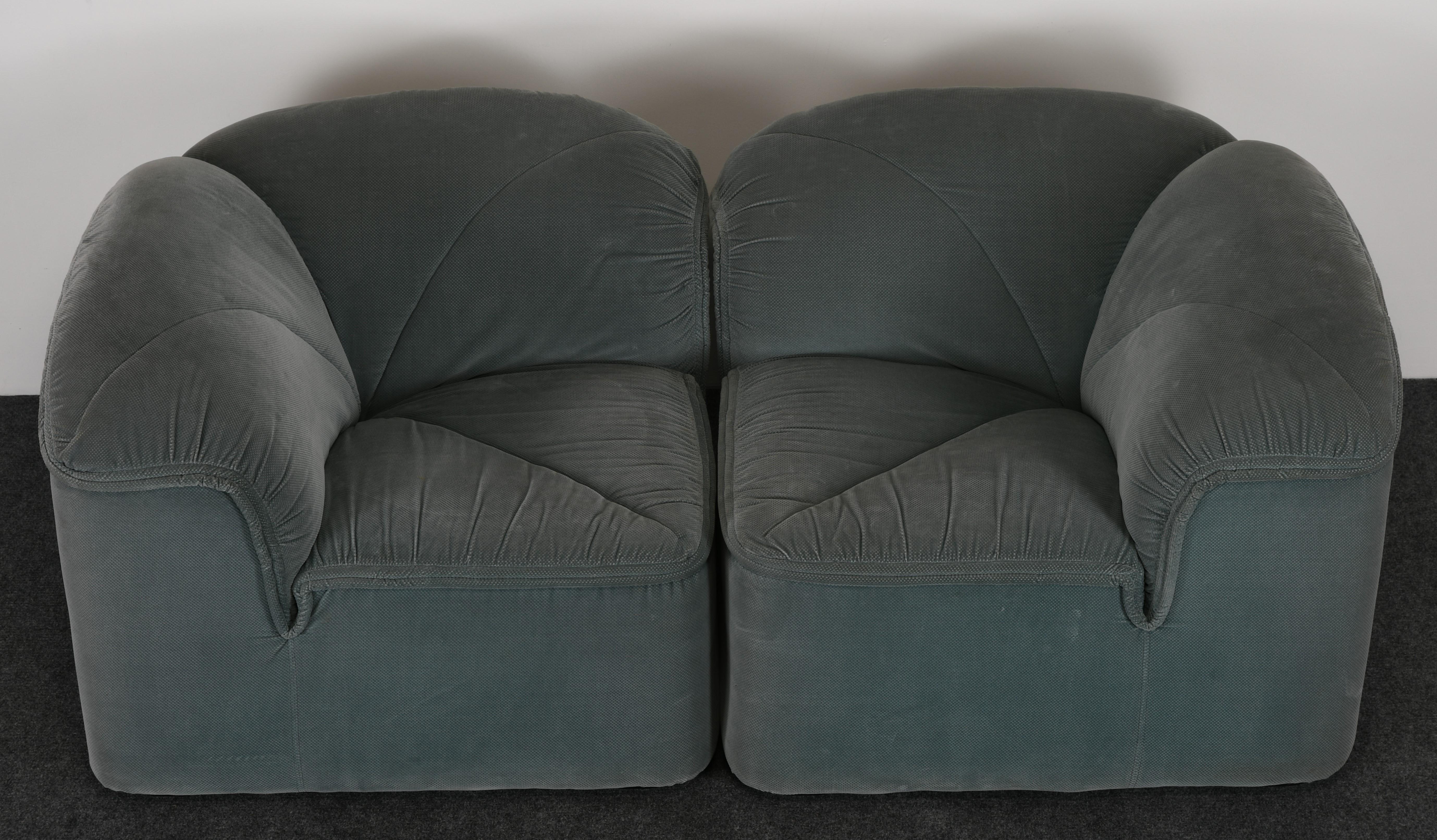 Late 20th Century Pair of Mariani Lounge Chairs for Pace Collection, Inc., 1970s
