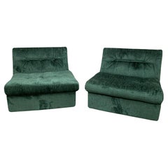 Paar Mario Bellini Amanta Longue-Stühle