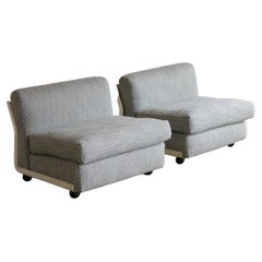 Pair of Mario Bellini Amanta Lounge Chairs