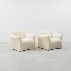 Pair of Mario Bellini Tentazione armchairs for Cassina - Italy, 1973