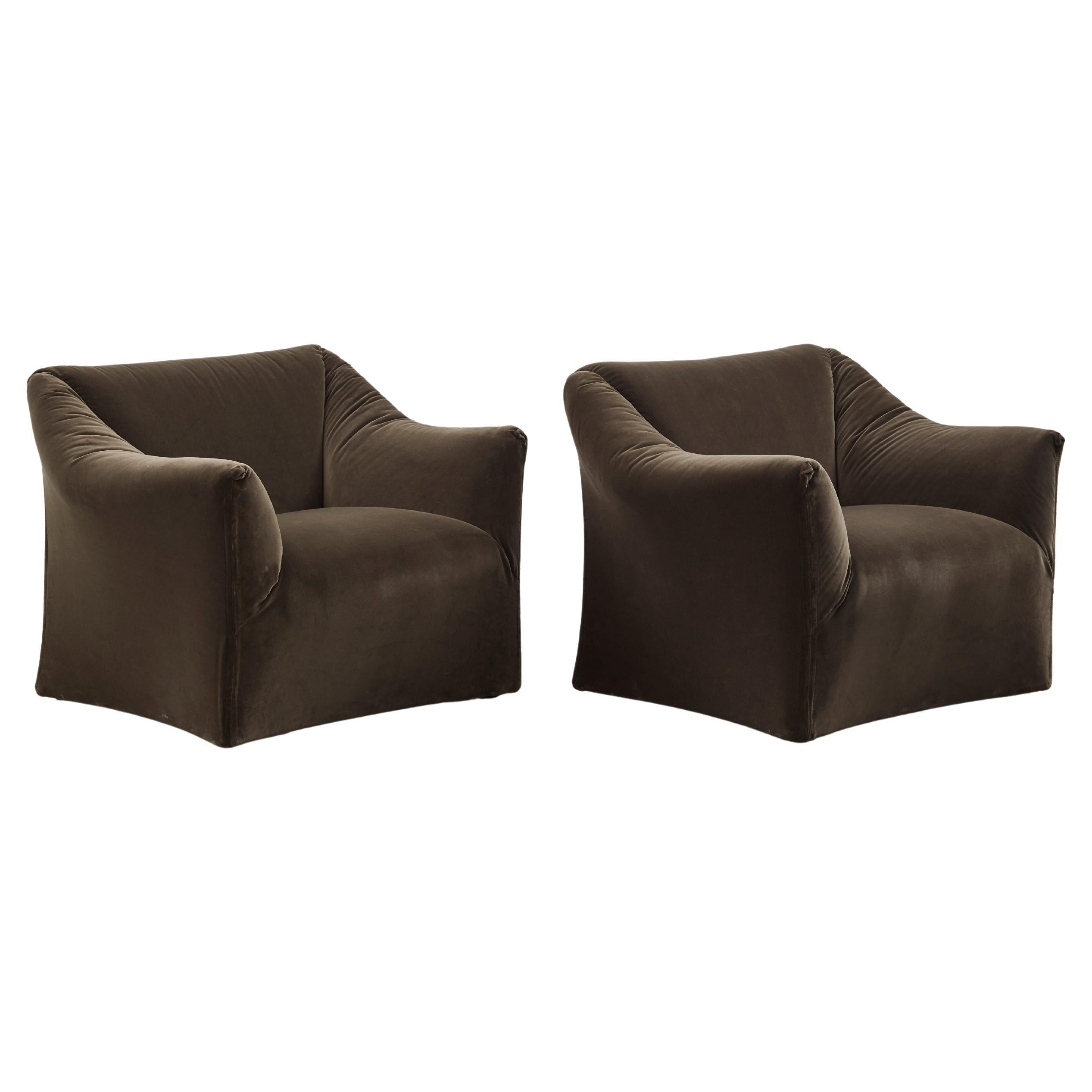 Coppia di poltrone Mario Bellini Tentazione per Cassina - Italia, 1973