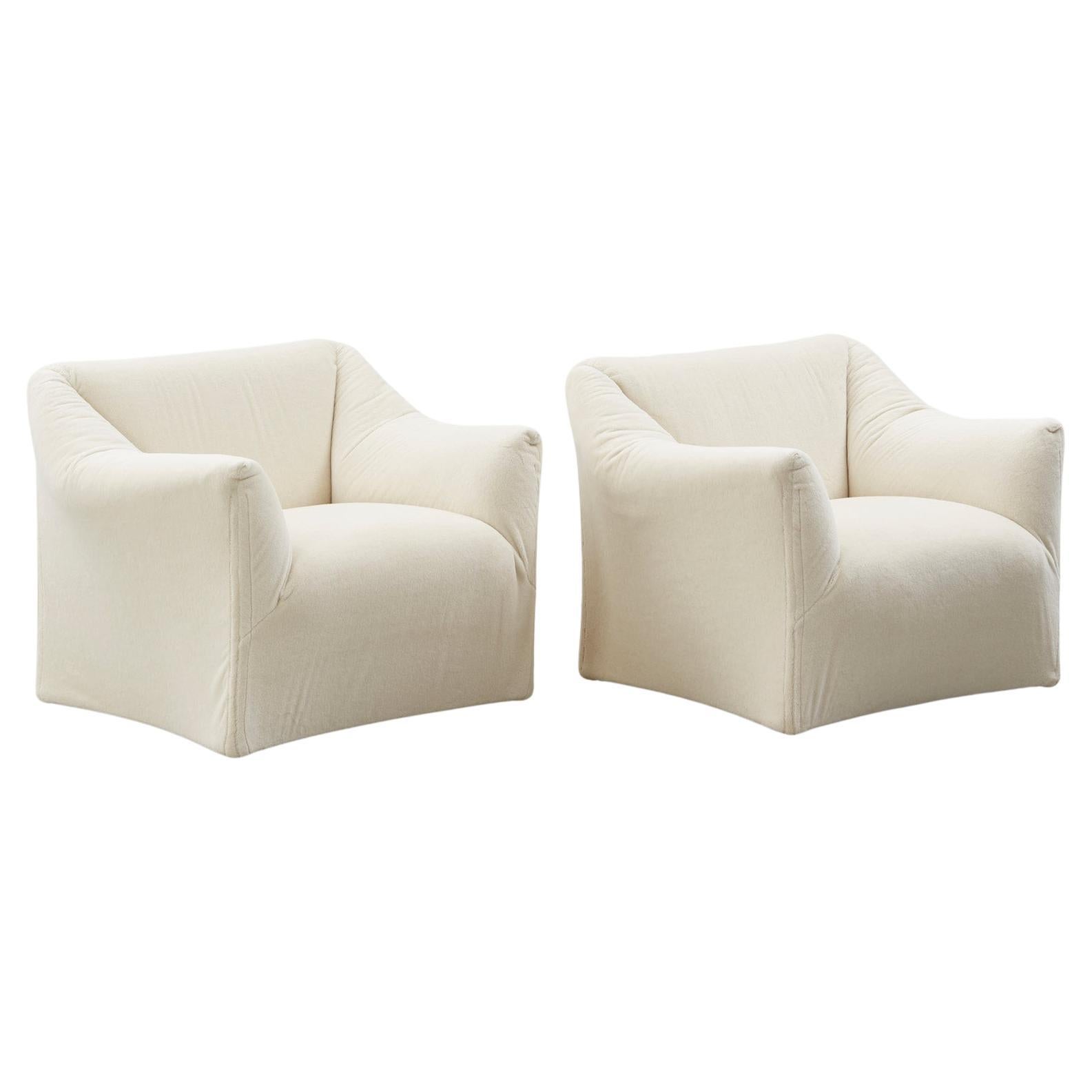 Pair of Mario Bellini Tentazione armchairs for Cassina - Italy, 1973