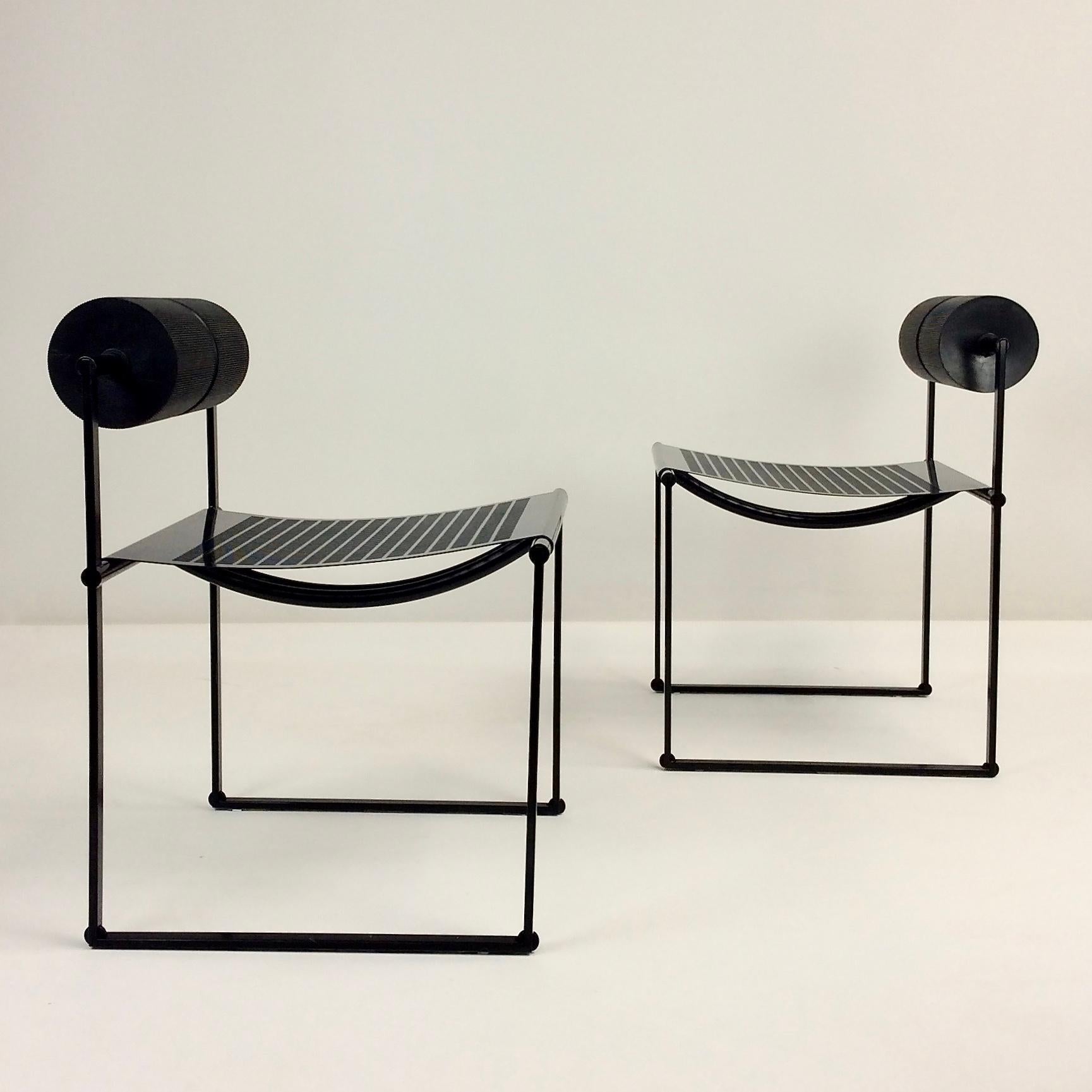 Mid-Century Modern Pair of Mario Botta Prima Model Chair by Alias, 1982, Italy