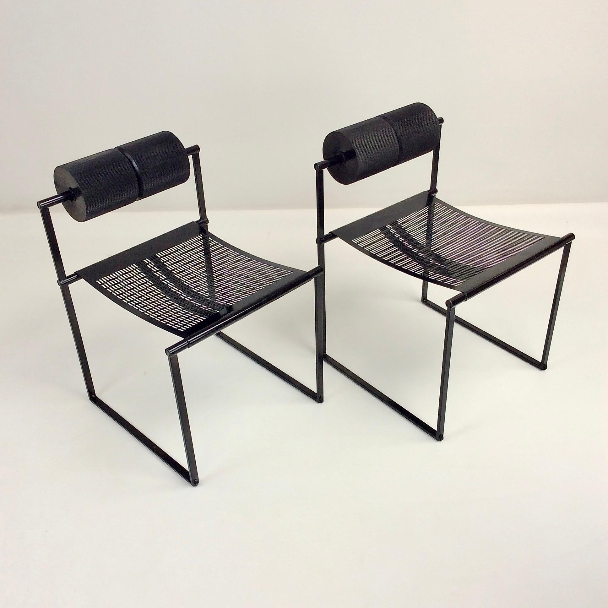 Pair of Mario Botta Prima Model Chair by Alias, 1982, Italy In Good Condition In Brussels, BE