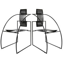 Ein Paar Mario Botta Quinta-Stühle Alias, Italien, 1985