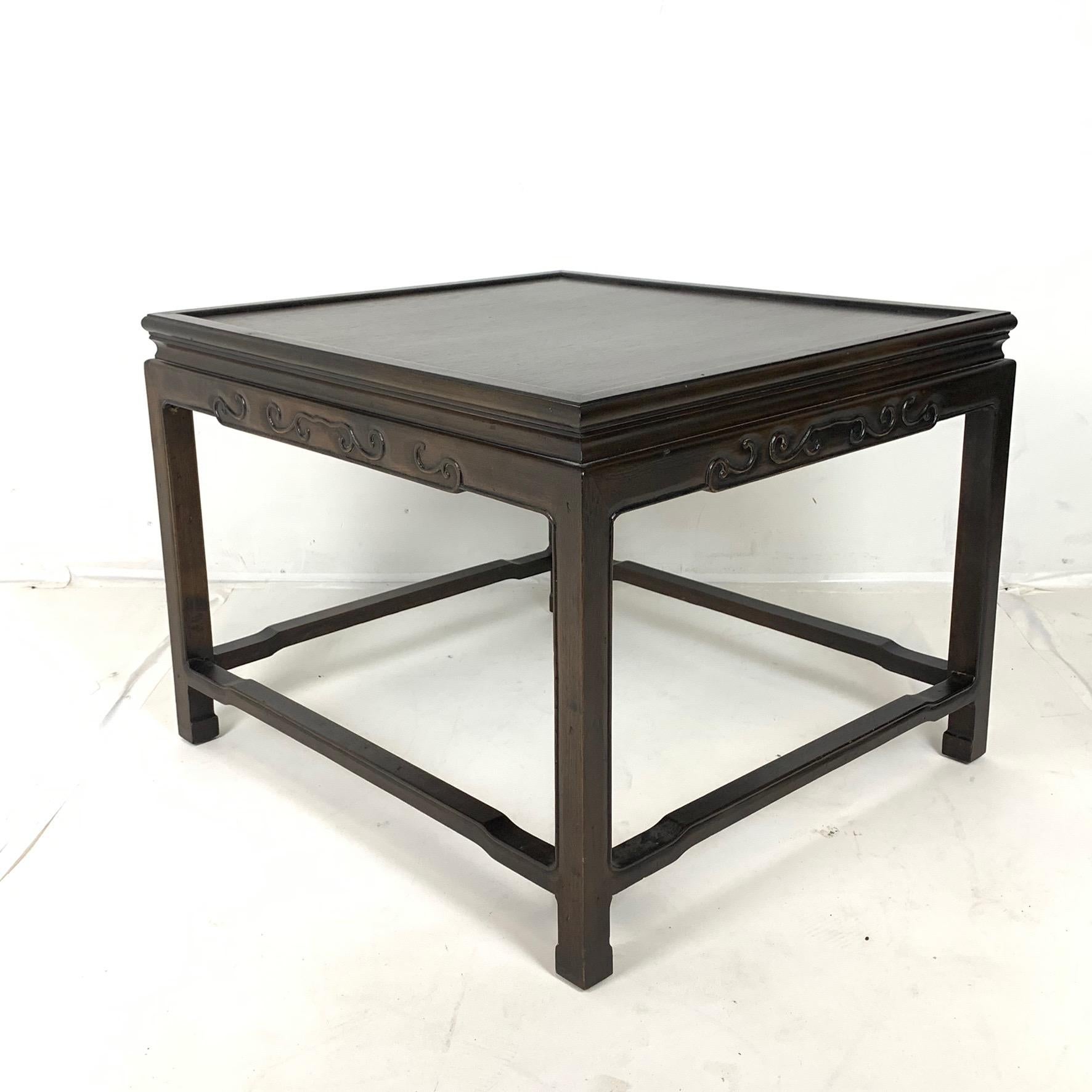 20th Century Pair of Mario Buatta for Widdicomb Asian Chinoiserie Ebonized Nesting Tables