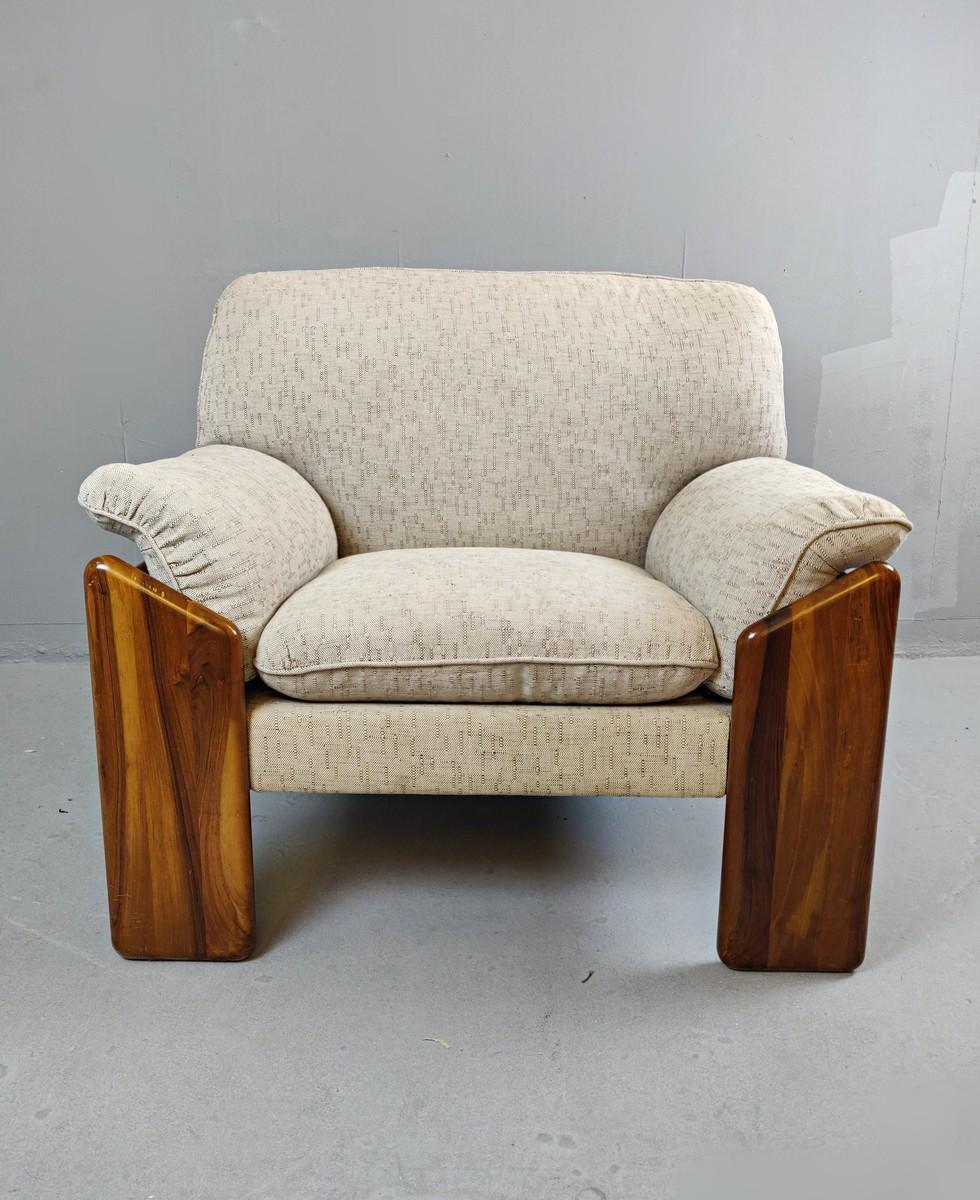 Italian Pair of Mario Marenco Armchairs, Italy, 1980s