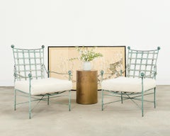 Coppia di sedie da giardino di Mario Papperzini per Salterini