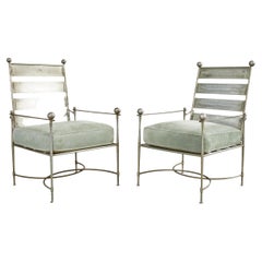 Pair of Mario Papperzini for Salterini Garden Reclining Lounge Chairs
