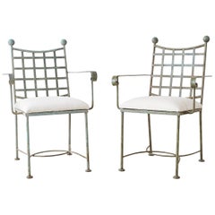 Pair of Mario Papperzini for Salterini Style Garden Chairs