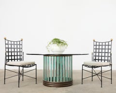 Pair of Mario Papperzini for John Salterini Garden Dining Chairs