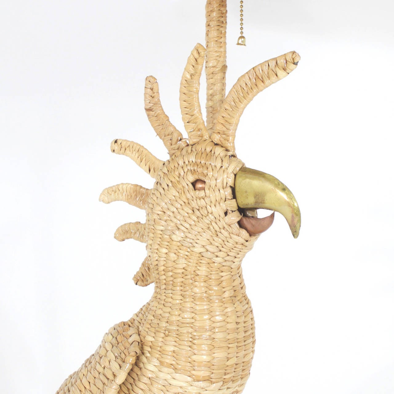 Organic Modern Pair of Mario Torres Cockatoo Table Lamps