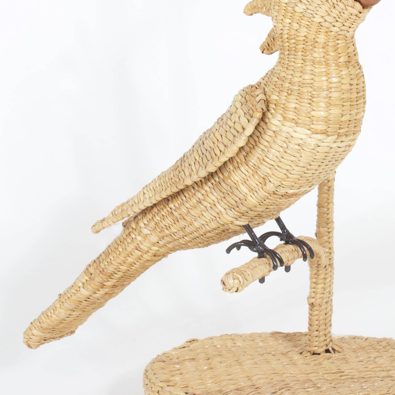 Mexican Pair of Mario Torres Cockatoo Table Lamps