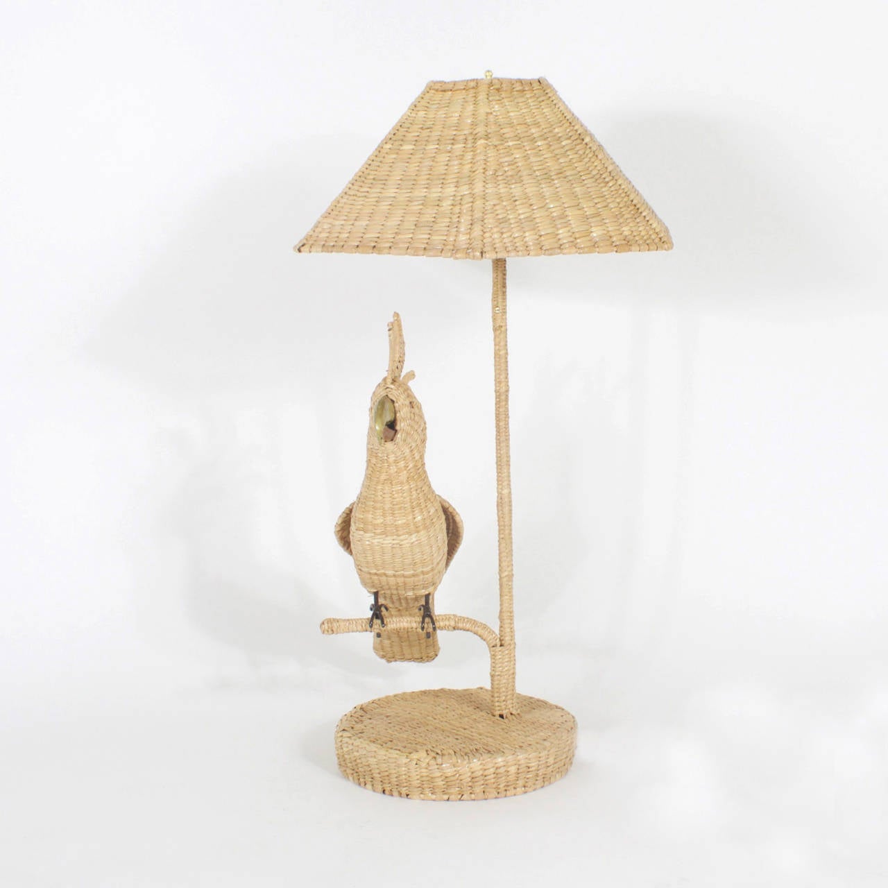 Pair of Mario Torres Cockatoo Table Lamps In Good Condition In Palm Beach, FL