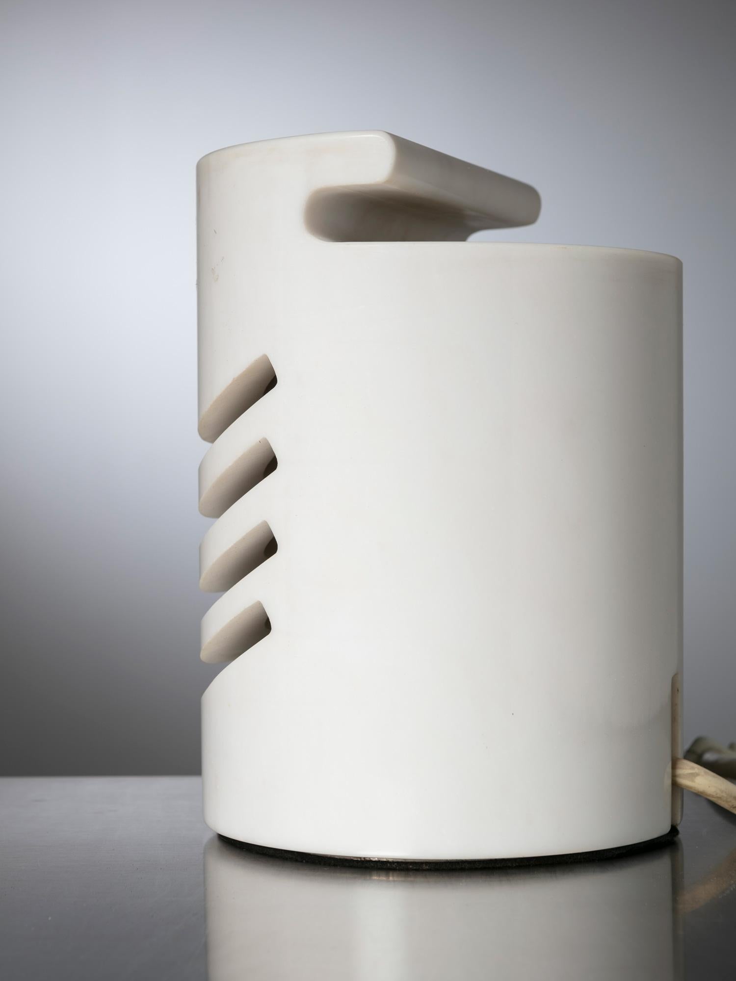 Paar Tischlampen aus Carrara-Marmor „Maris“ von Gresleri für Sirrah, Italien, 1960er Jahre (Mitte des 20. Jahrhunderts) im Angebot