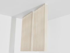 Coppia di lampadari Mariyo Yagi Garbo in metallo e nylon anni '70