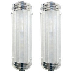 Pair of Marlene Sconces / Flush Mounts by Fabio Ltd Pair of Marlene Sconces / Flush Mounts by Fabio Ltd