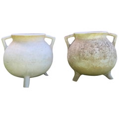 Pair of Marmite Cauldron-Form Planters Designed by Willy Guhl