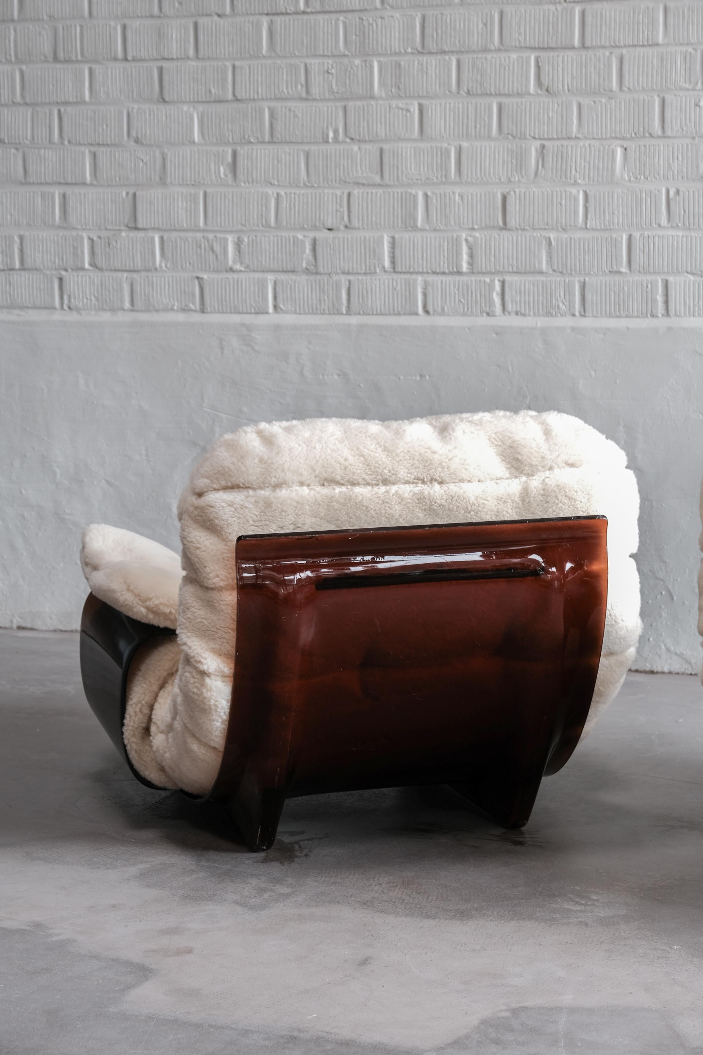 Pair of Marsala lounge seats by Michel Ducaroy for Ligne Roset 7