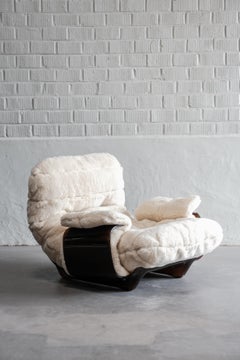 Pair of Marsala lounge seats by Michel Ducaroy for Ligne Roset